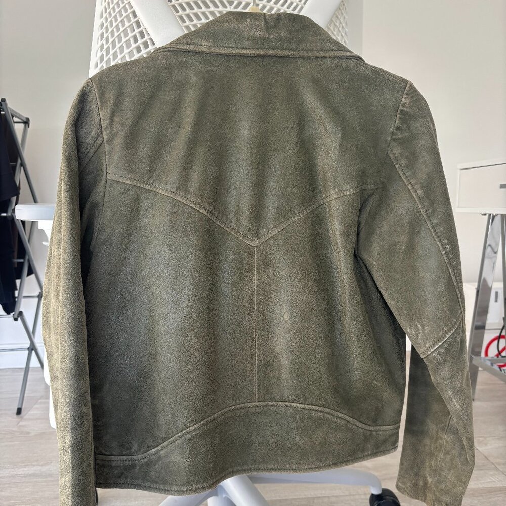 Understated Leather Moto Jacket - image 2